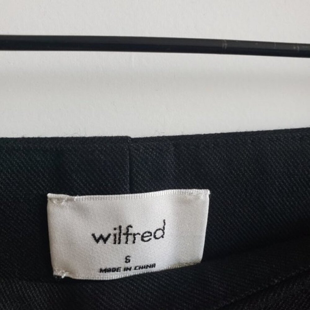 Aritzia Wilfred Black Porto Cropped, High-rise Dress Pants Size 6 - Picture 7 of 10